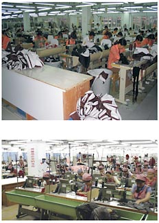 中国シルク縫製工場、生地のことならティーンフォンヘ