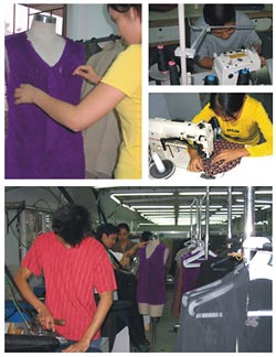 中国シルクの縫製、検品のことならティーンフォンヘ